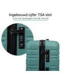 Reiskoffer S ABS 39L met TSA-slot en 360° wielen