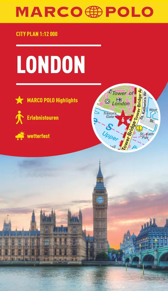 Stadsplattegrond City Map Londen 1:15.000