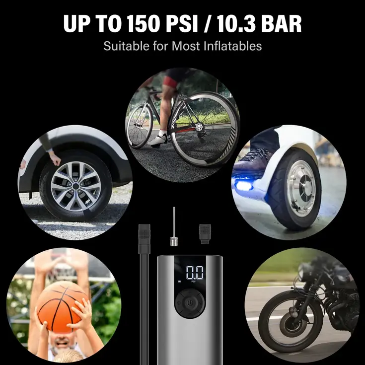 A8 fietspomp oplaadbaar