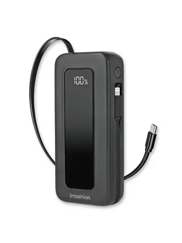 Powerbank Uittrekbare Kabel 10.000 mAh