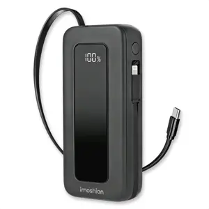 Powerbank Uittrekbare Kabel 10.000 mAh