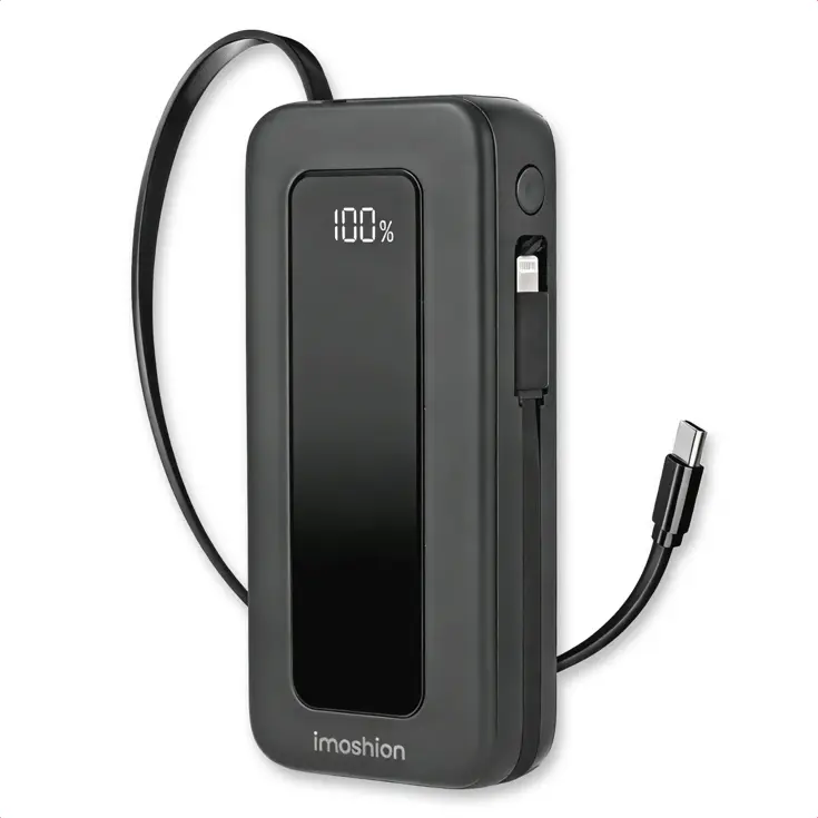 Powerbank Uittrekbare Kabel 10.000 mAh