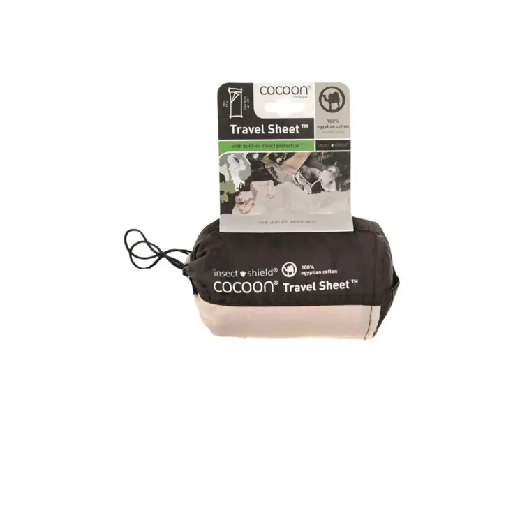 Reislaken XL Katoen Insect werend Grijs