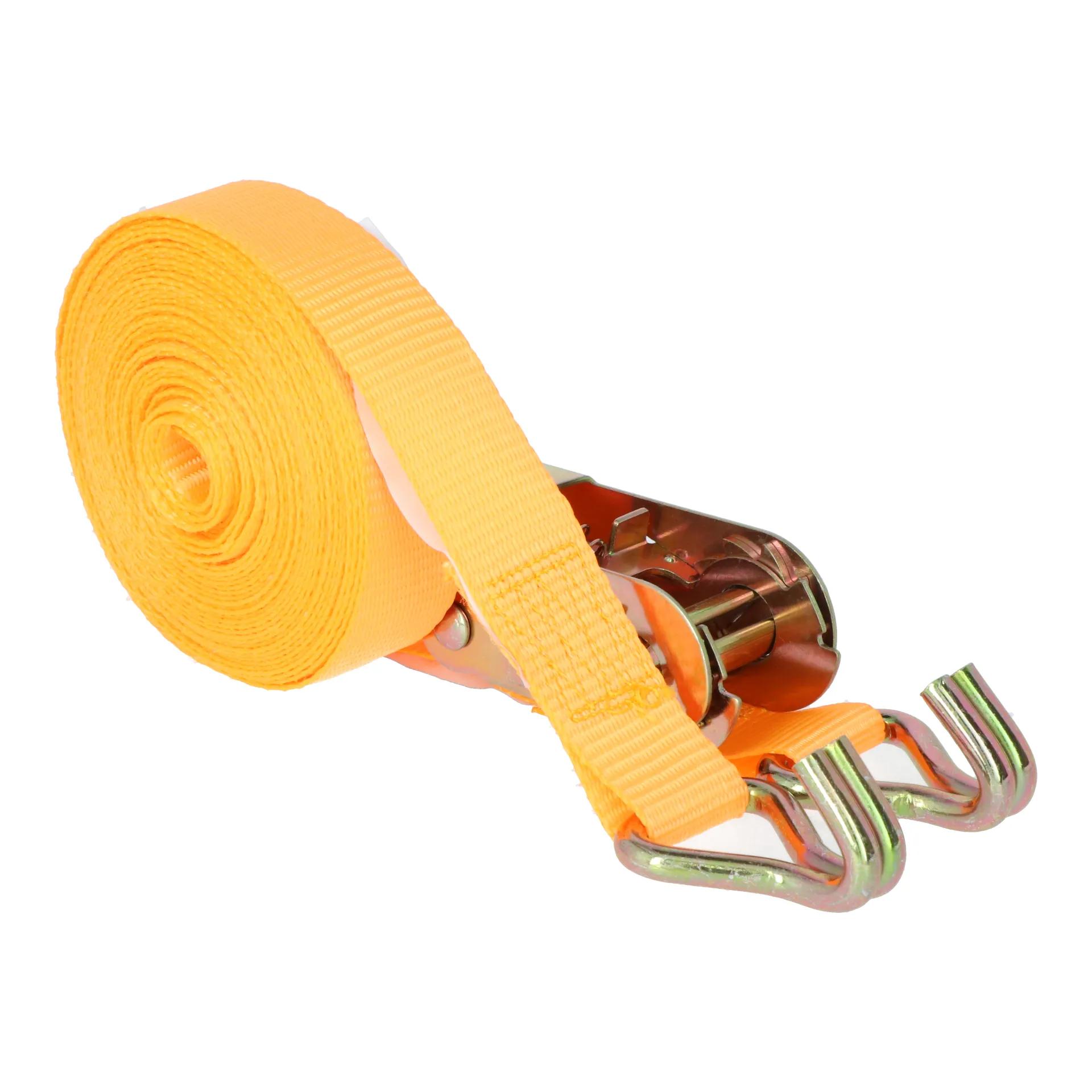Carpoint  Ratel Spanband en Haken 7 Meter  Oranje