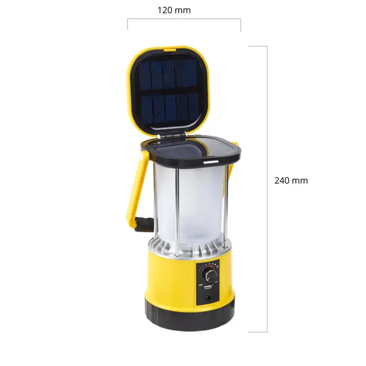 RexTech solar lantaarn Clap - USB lader