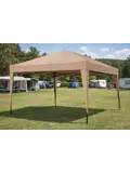 Easy Up Partytent 3x3 m Taupe - Stalen Frame