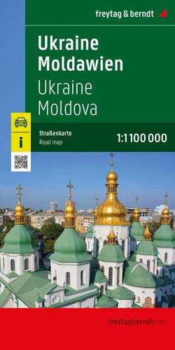 Wegenkaart Oekraïne - Moldavië
