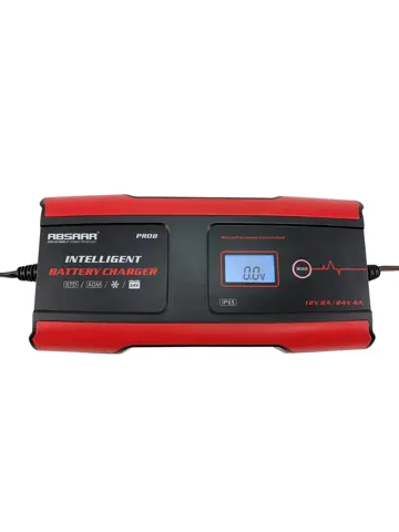 Processor gestuurde acculader 12V/24V 8A