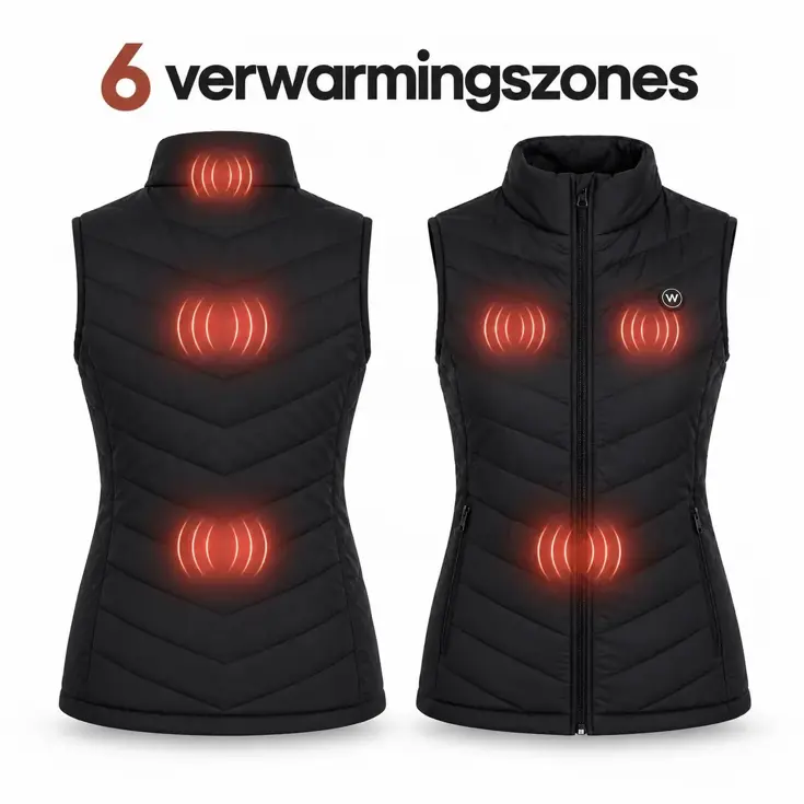 Infrarood Verwarmde Bodywarmer - Vrouwen