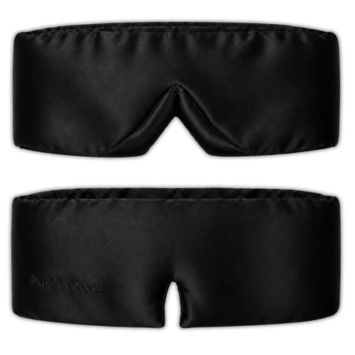 Zijden Slaapmasker - 100% Verduisterend - Zwart