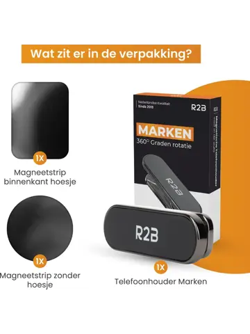Telefoonhouder Auto Magneet 360˚C Rotatie