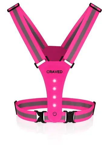Craved Hardloopvest LED - Oplaadbaar
