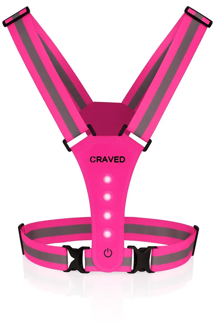 Craved Hardloopvest LED - Oplaadbaar