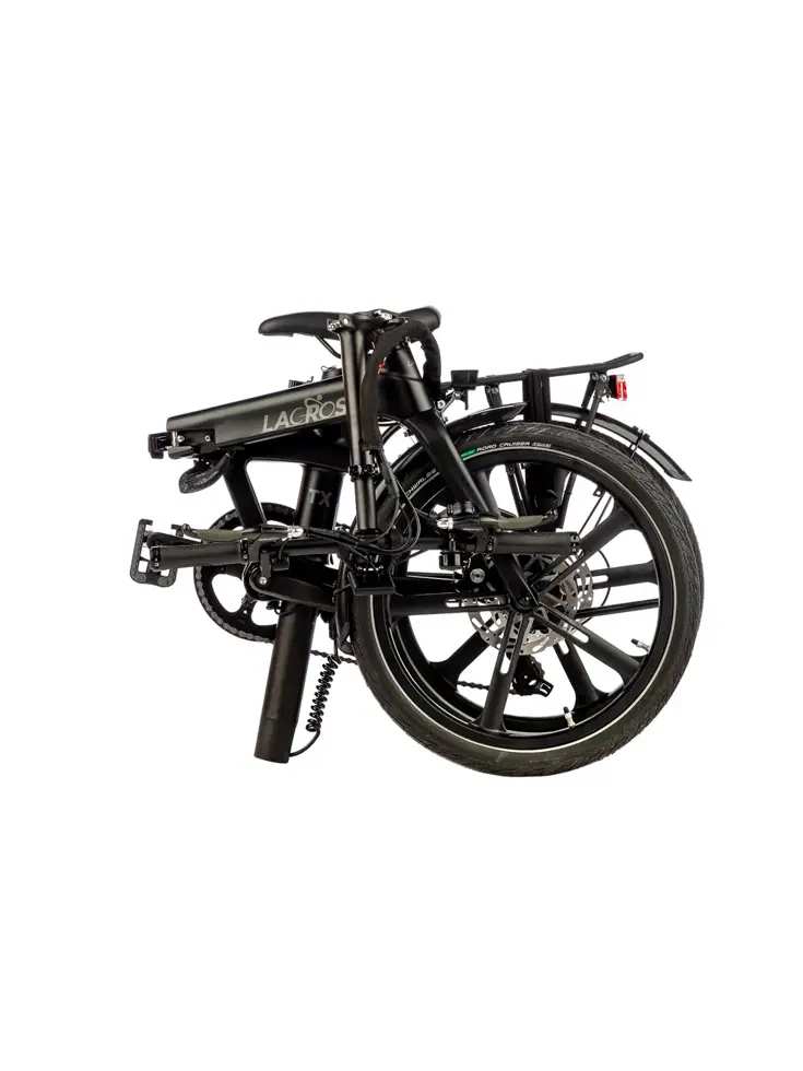 Lacros TX Carbon zwart opvouwbare e-bike