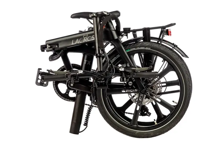 Lacros TX Carbon zwart opvouwbare e-bike