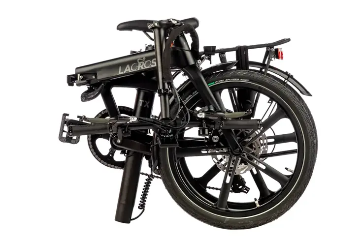 Lacros TX Carbon zwart opvouwbare e-bike