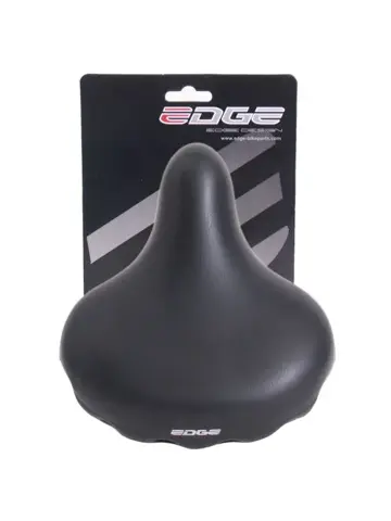 Edge Fietszadel Urban Xl - Zwart