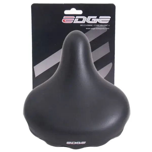 Edge Fietszadel Urban Xl - Zwart