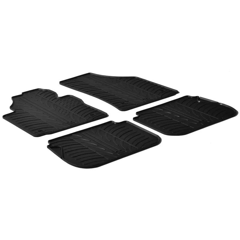 Gledring Volkswagen Caddy 2004-2015 & 2015-2020 - Rubbermatten - Zwart