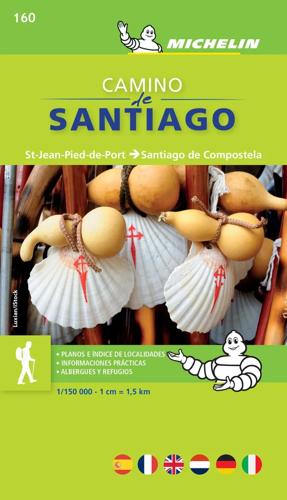 Wegenkaart Zoom 160 Chemin de Compostelle