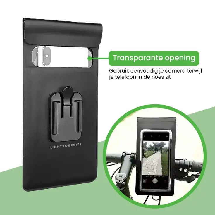 SLIM - Telefoonhouder Fiets, Compact & waterdicht