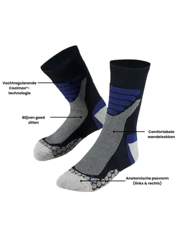 2 paar - Wandelsokken