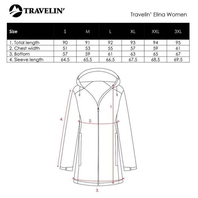 Travelin' Elina Dames - Softshell winterjas