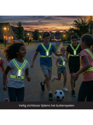 Hardloopvest met Verlichting voor Kinderen
