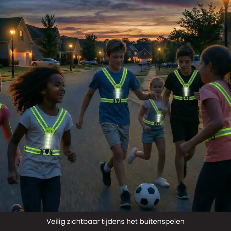 Hardloopvest met Verlichting voor Kinderen