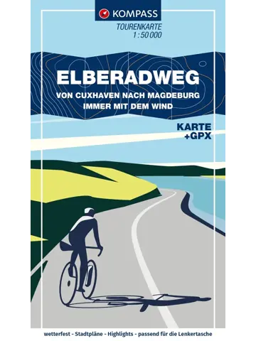 Fietskaart FTK 7002 Elberadweg deel 2