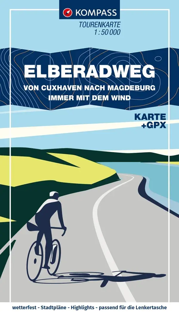 Fietskaart FTK 7002 Elberadweg deel 2
