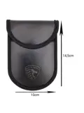 2x RFID Autosleutel hoesje - Anti-Skim zwart
