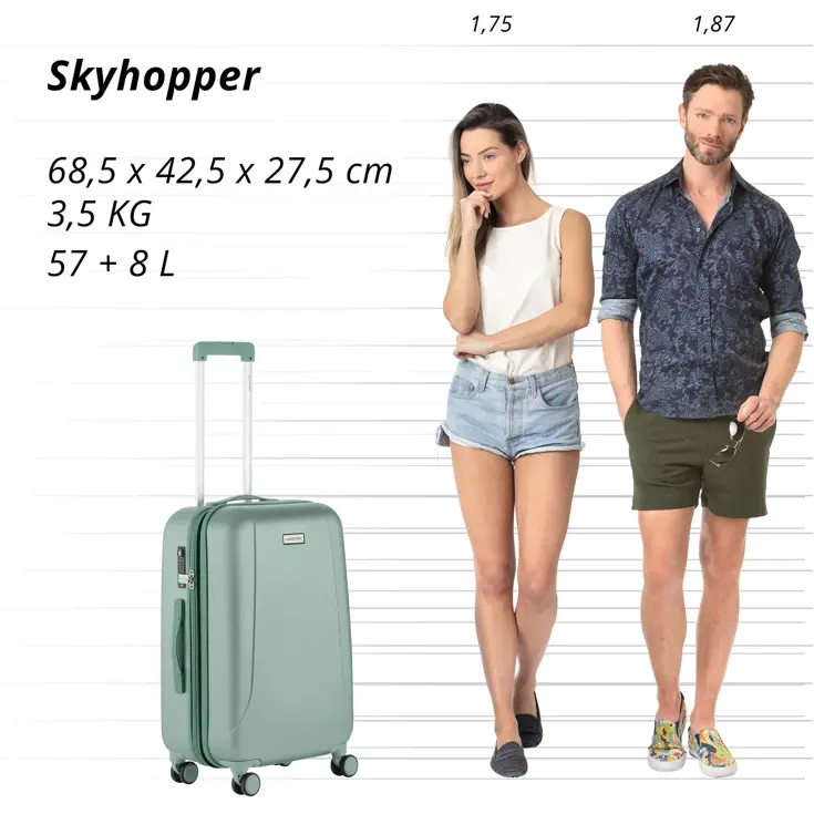 Skyhopper 68cm koffer 65 L