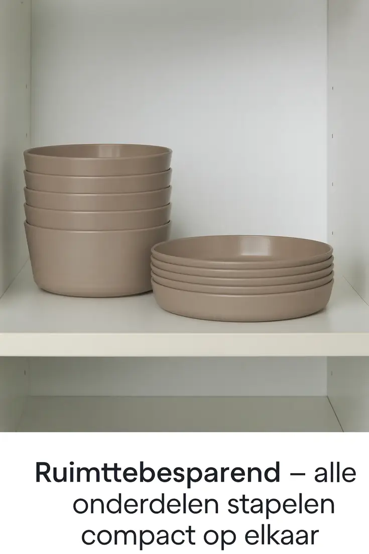 Serviesset 24-delig - Picknickset