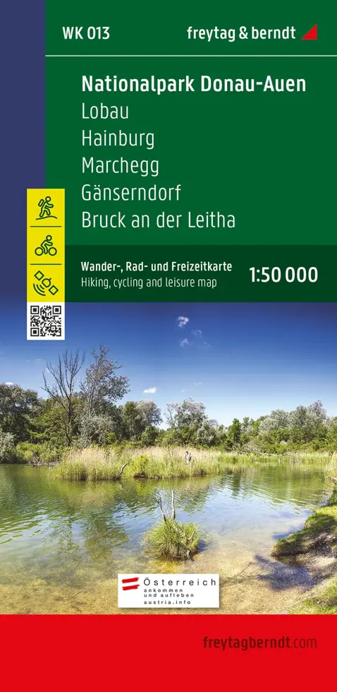 Wandelkaart WK013 Nationalpark Donau-Auen