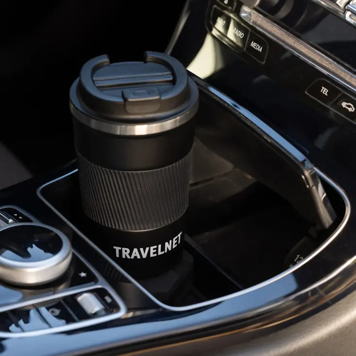 Travelnet thermosbeker voor onderweg - 380 ml