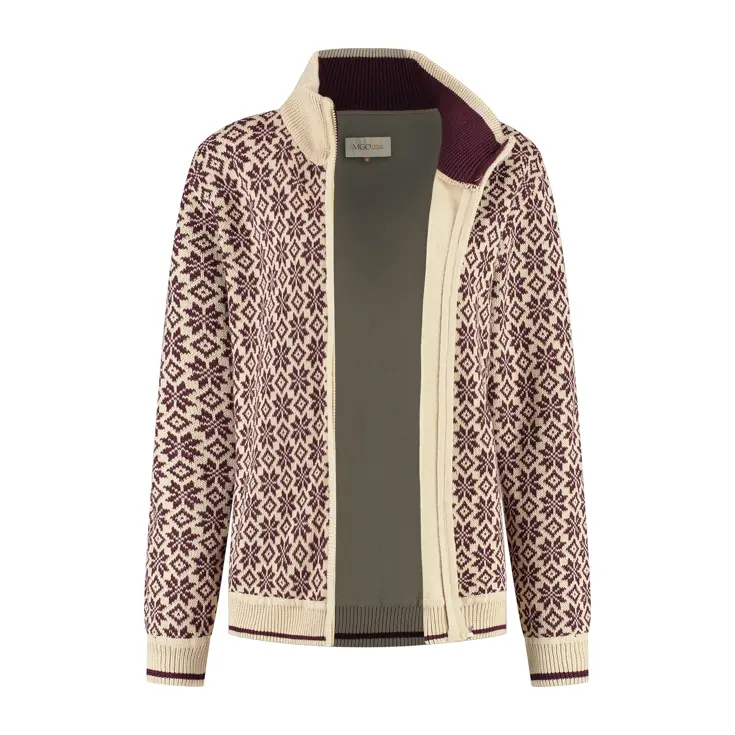 Lou Dames - Outdoorvest - Noors patroon