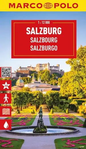 Stadsplattegrond City Map Salzburg 1:12.000