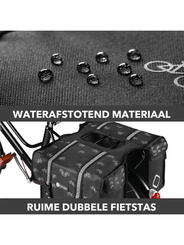 Dubbele Fietstassen 36L