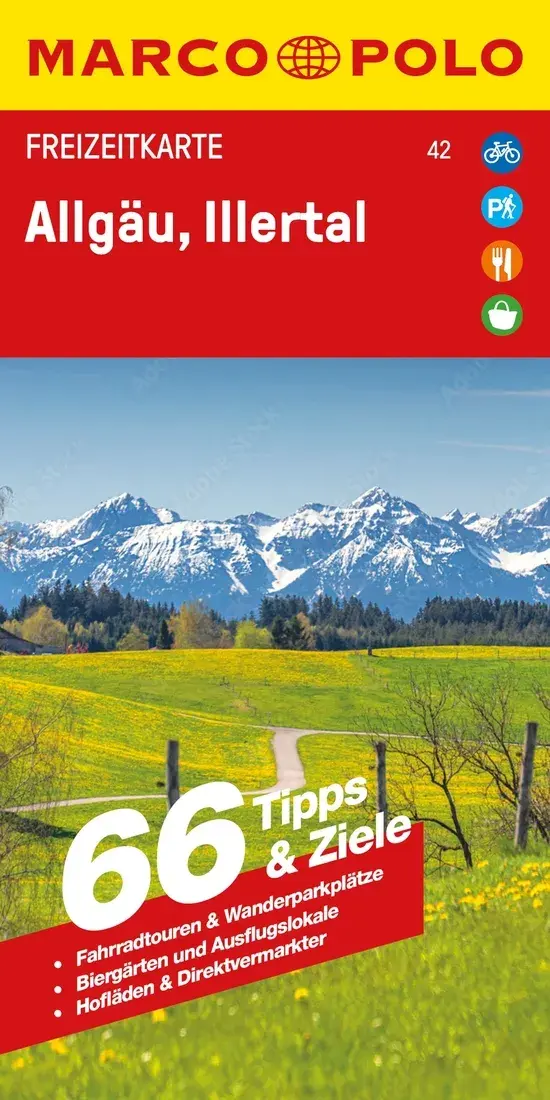 Marco Polo Kaart FZK 42 Allgäu - Illertal
