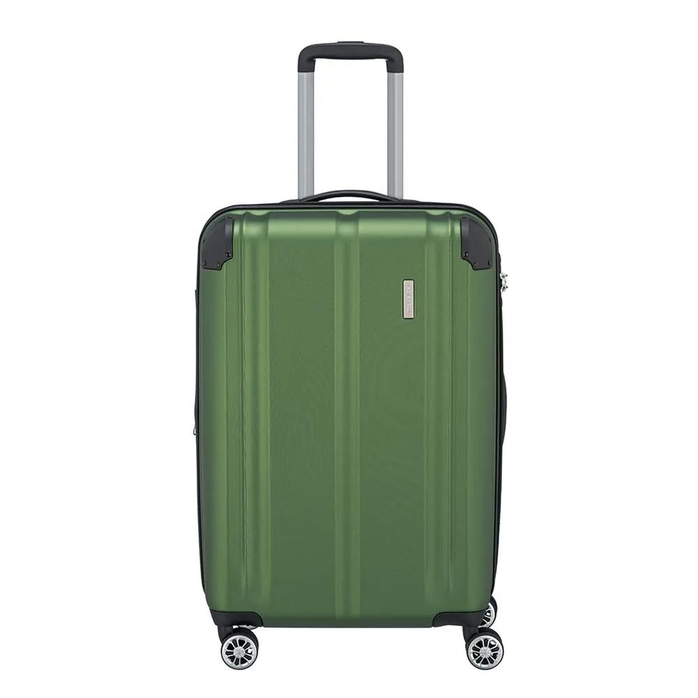 Travelite  4 wiel trolley m expandable Groen  Groen main product image