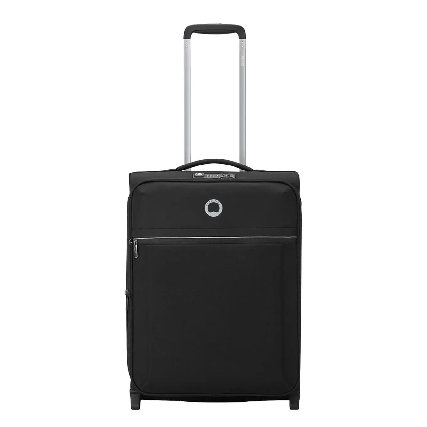 Delsey  cabin trolley 55 expandable 2w Zwart  Zwart main product image