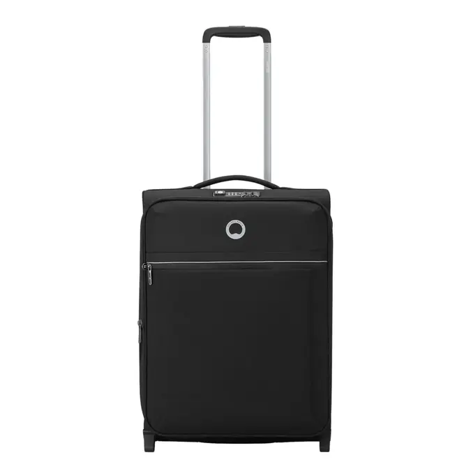 Delsey cabin trolley 55 expandable 2w Zwart