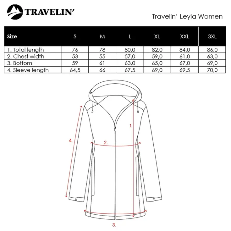 Leyla Dames - Hardshell Jas - Waterdicht