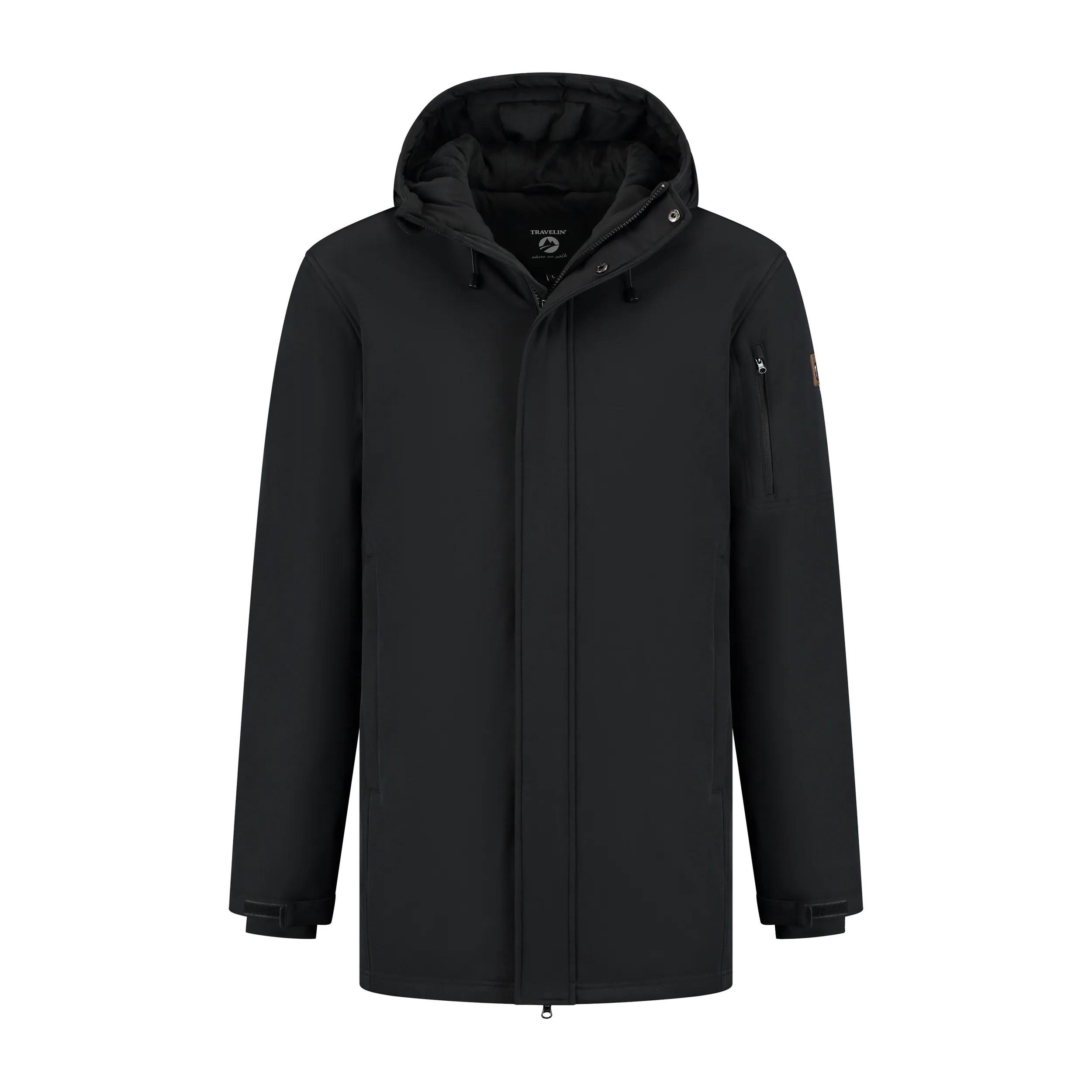 Travelin' Ribe  Heren softshell jas  Zwart main product image