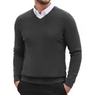 Heren Mock Pullover Cappuccino Italia