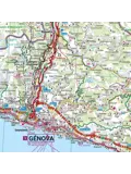 Wegenkaart Ligurië - Italiaanse Riviera