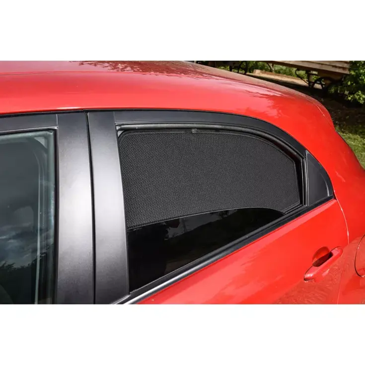 Kia Rio 5 deurs 2011-2016 - Zonneschermen achterportieren - Car Shades