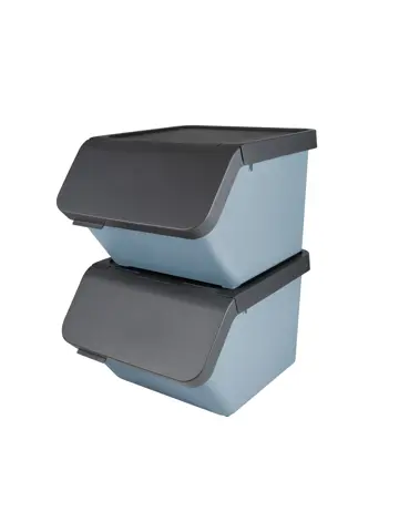 Sigma home - Prullenbak + deksel 45L - 2-dlg