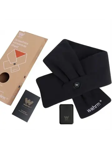 Oplaadbare verwarmende shawl - drie standen